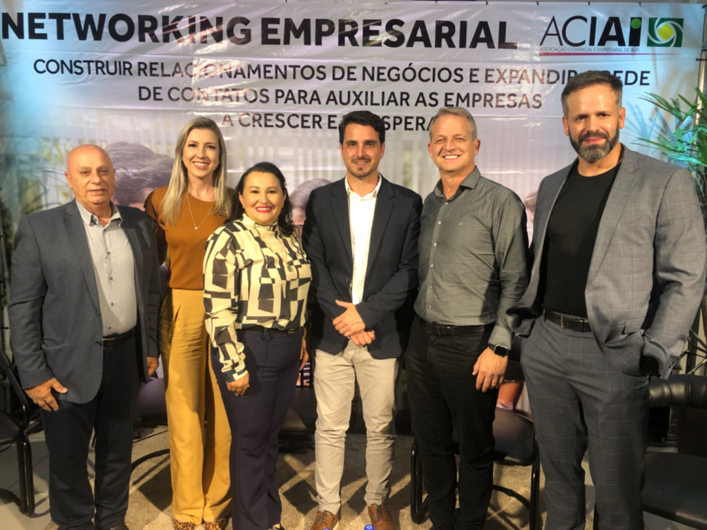 Networking Empresarial da ACIAI tem a presença do prefeito eleito, Emiliano Gomes