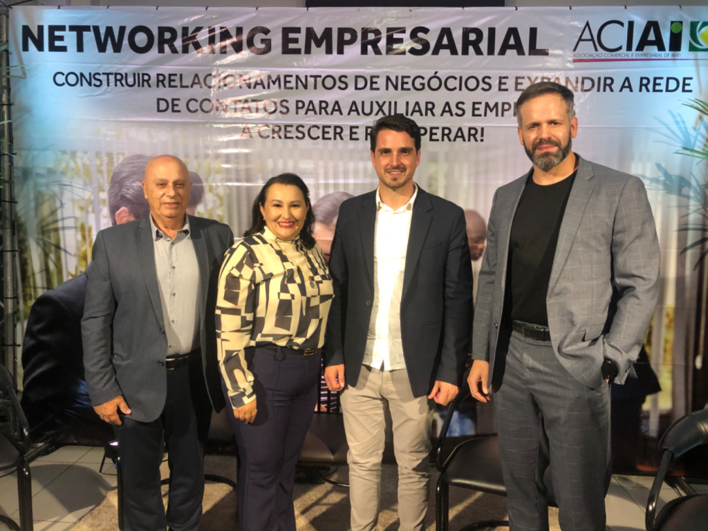 Networking Empresarial da ACIAI tem a presença do prefeito eleito, Emiliano Gomes