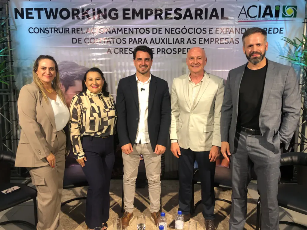 Networking Empresarial da ACIAI tem a presença do prefeito eleito, Emiliano Gomes