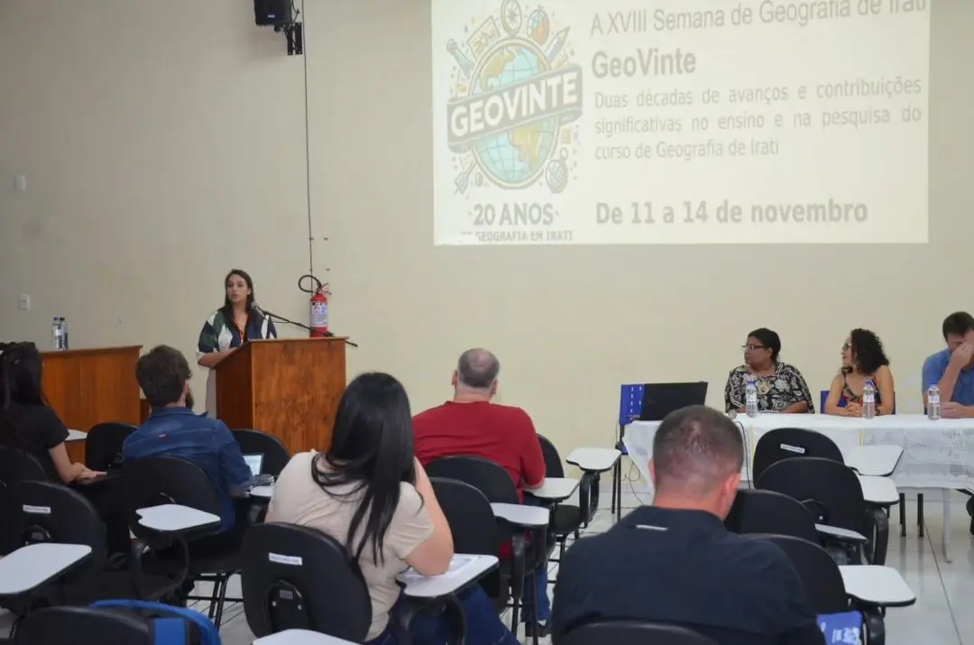 XVIII Semana de Geografia destaca os 20 anos do Departamento no Câmpus de Irati