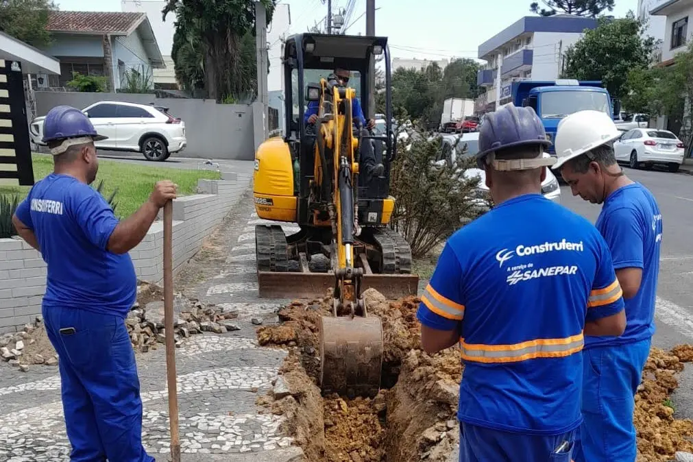 Sanepar faz obras de reforço no sistema de abastecimento de Prudentópolis