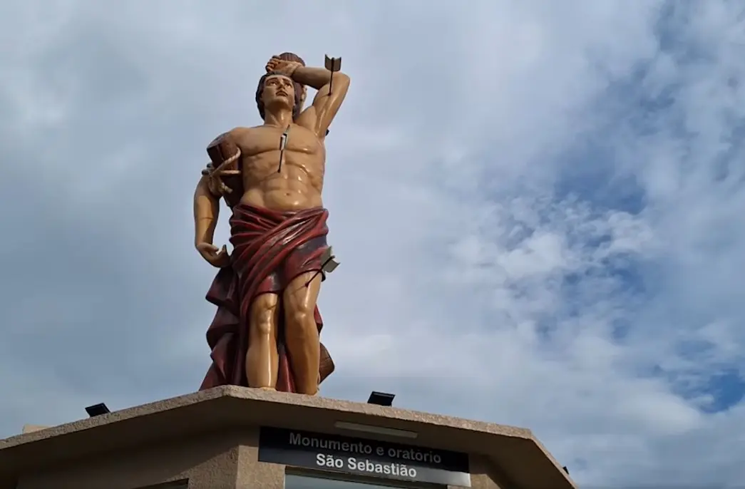 Monumento de São Sebastião é inaugurado no Pinho de Baixo em celebração ao padroeiro