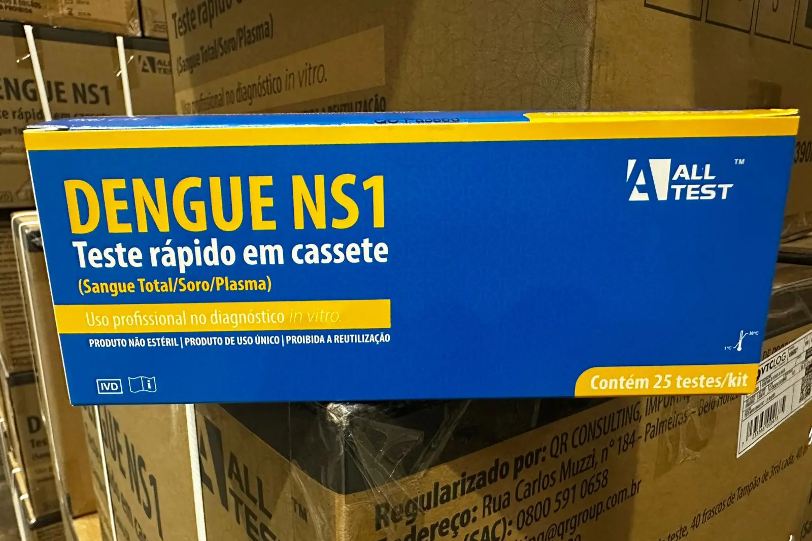 Paraná recebe 359,9 mil testes rápidos de dengue e Sesa organiza distribuição