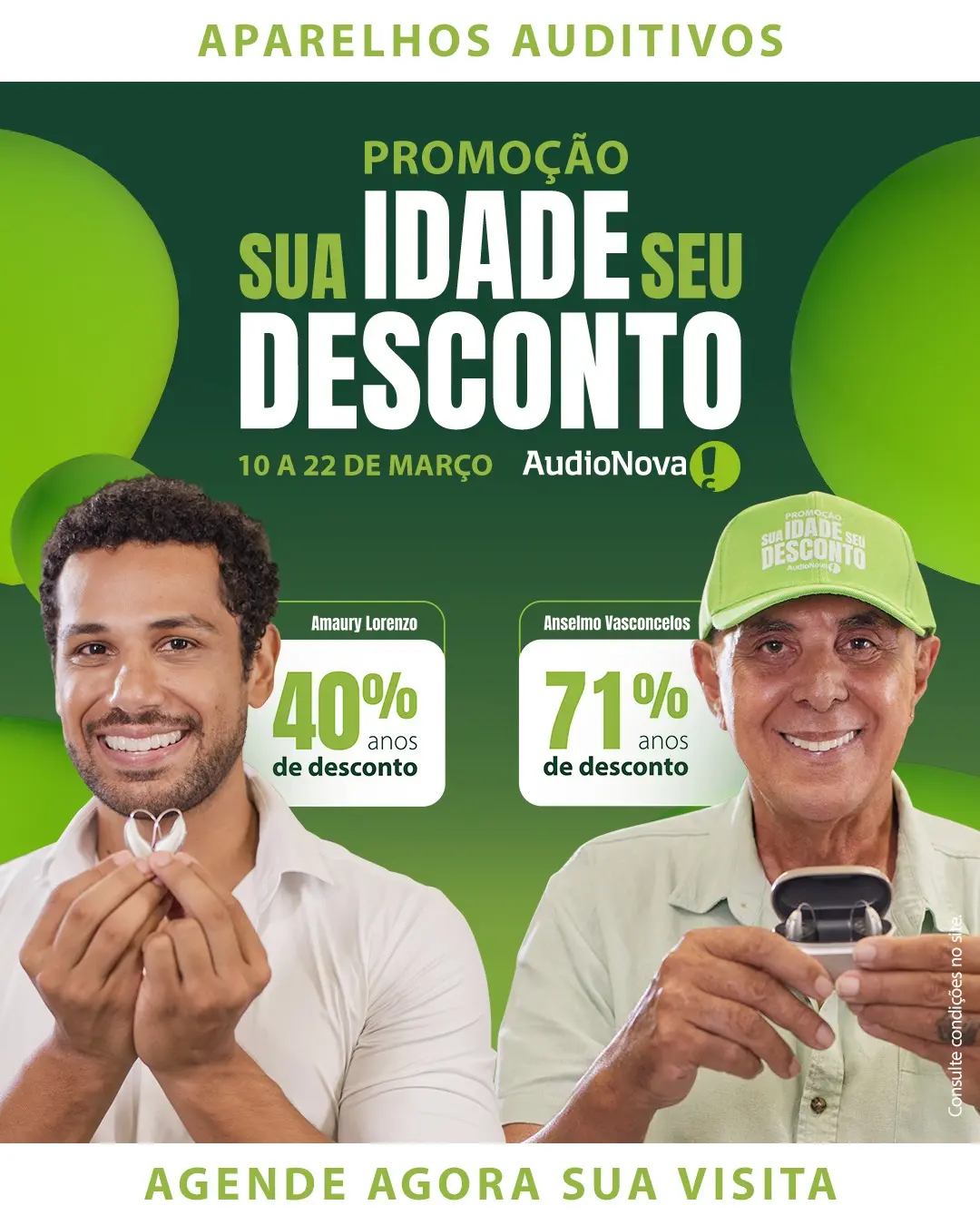 Promoção Imperdível: Sua Idade é Seu Desconto na Áudio Nova