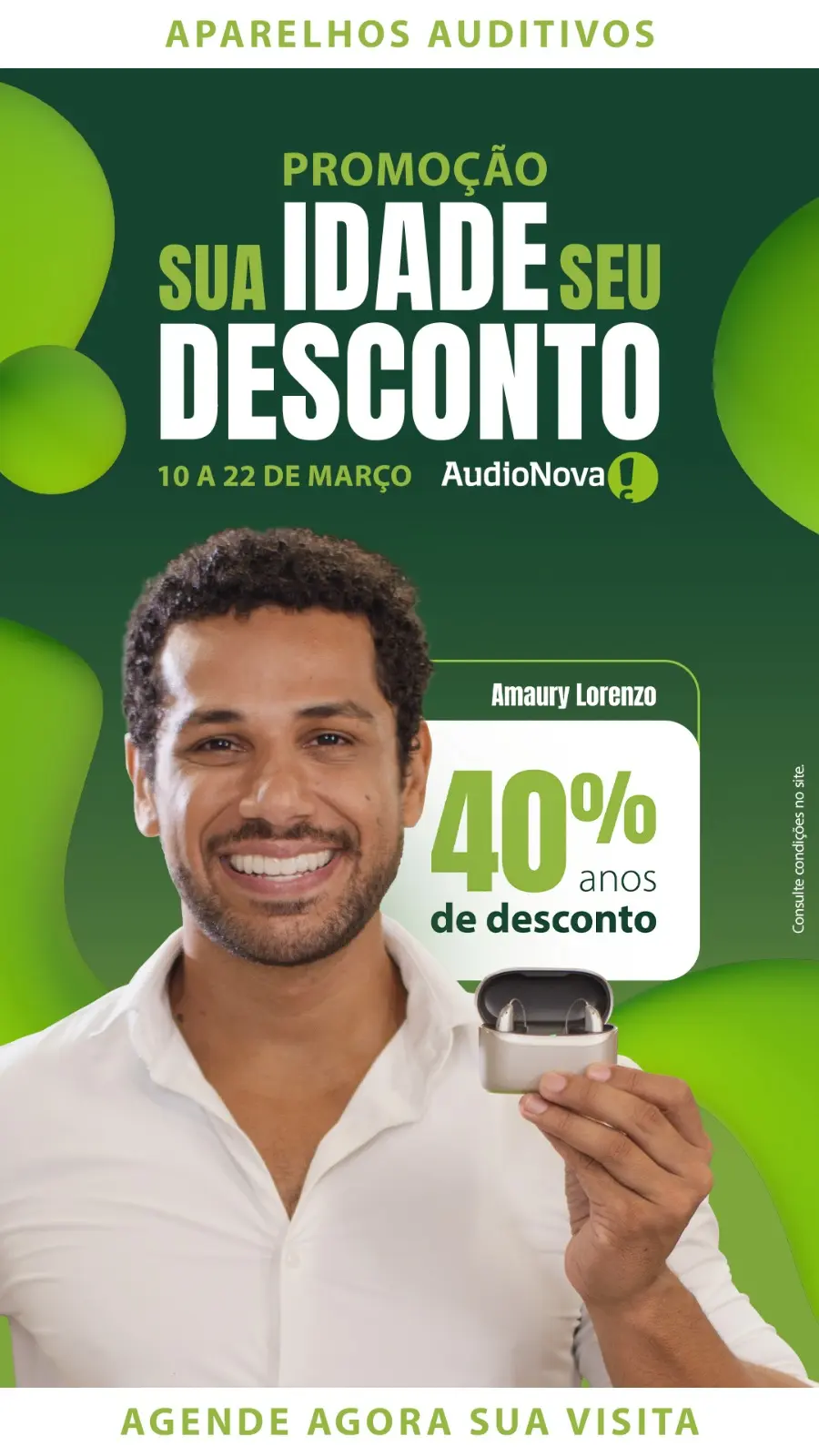 Promoção Imperdível: Sua Idade é Seu Desconto na Áudio Nova