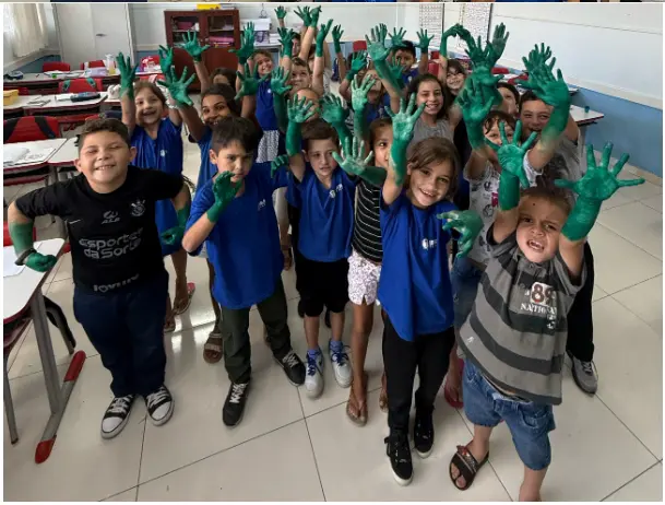 Alunos da Escola Plínio Anciutti Pessoa participam de ações de conscientização sobre saúde