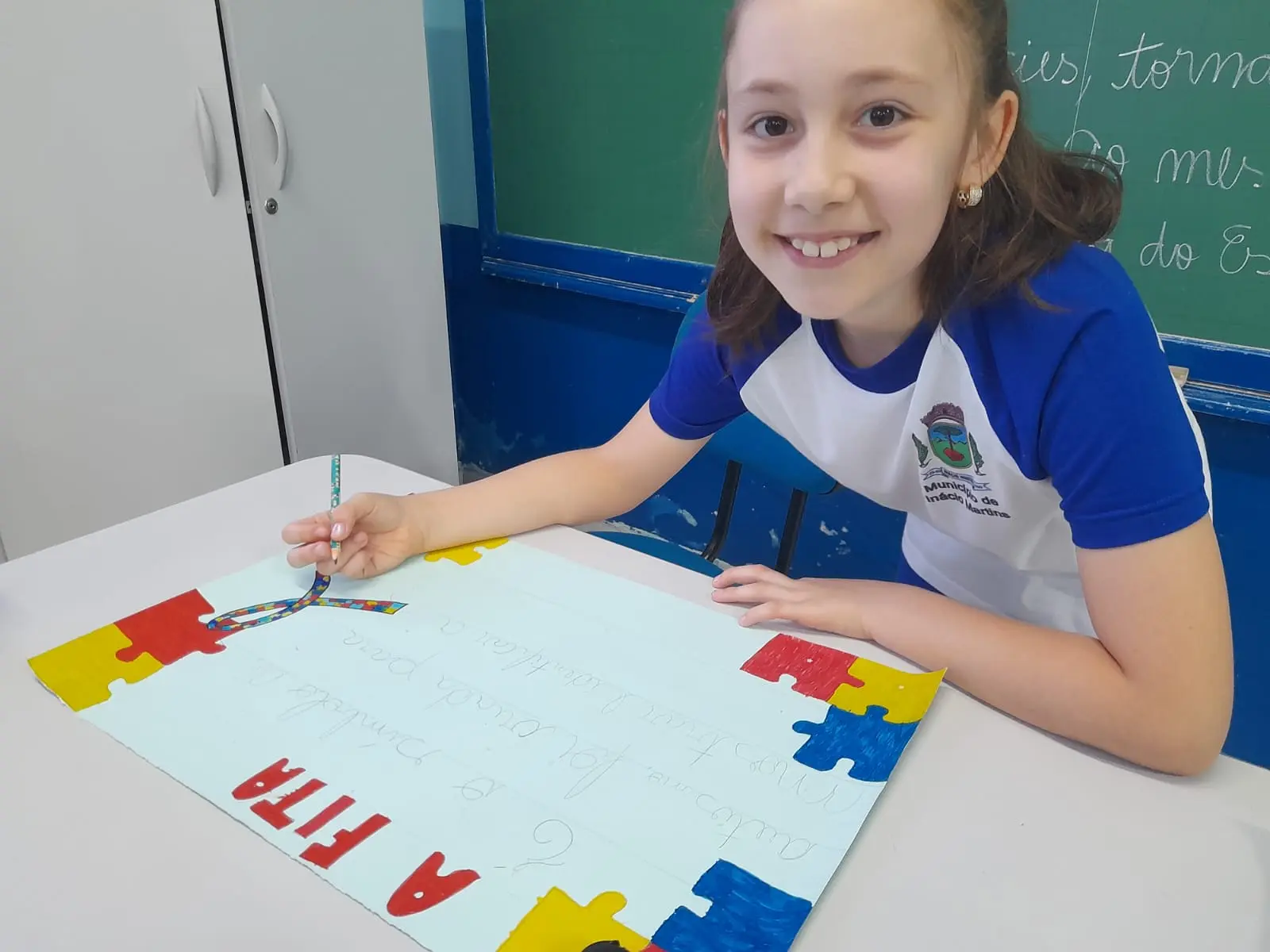 Escola Maria de Jesus Turra promove semana de atividades sobre o Autismo
