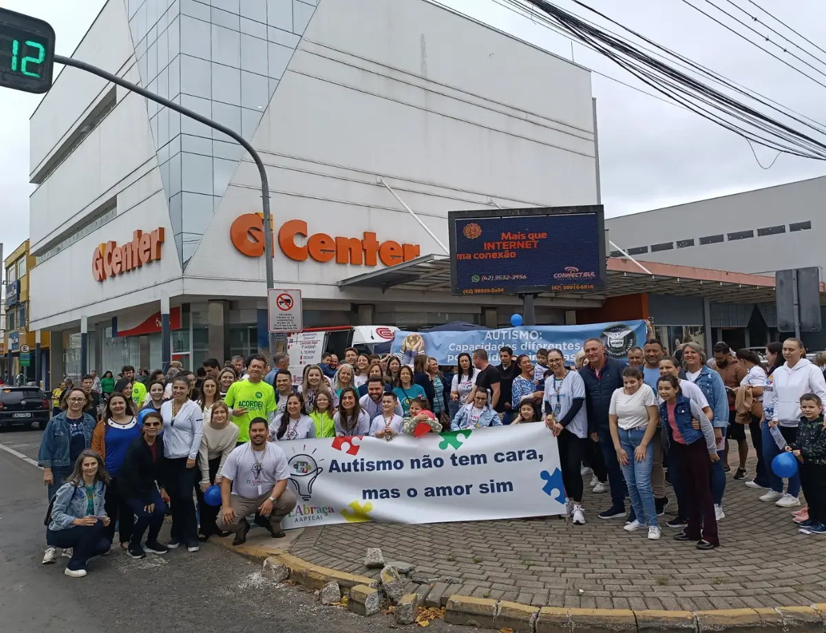Irati realiza caminhada pelo Dia Mundial do Autismo e reforça apoio à causa