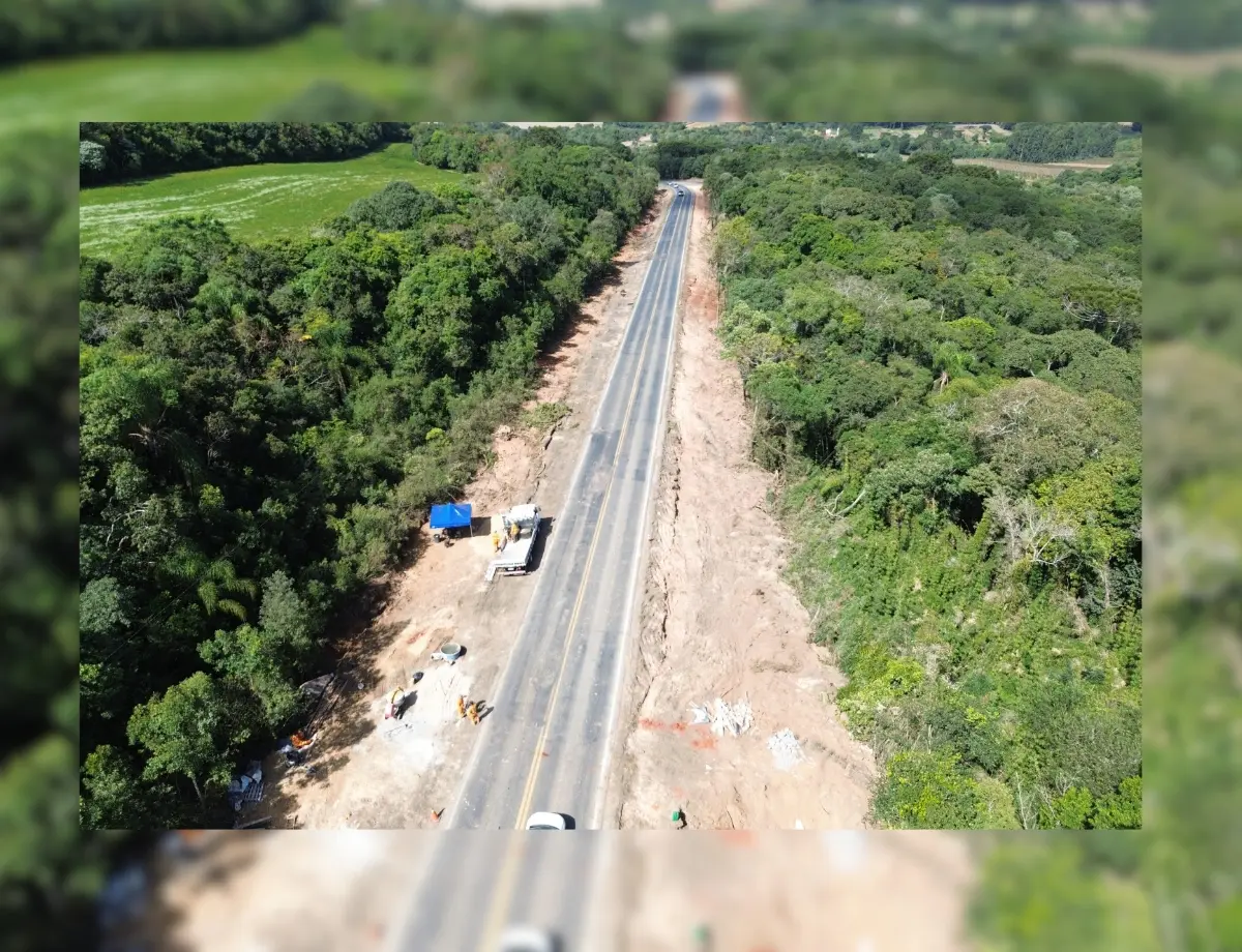 Restauração em concreto da PR-151 entre Ponta Grossa e Palmeira avança em bom ritmo