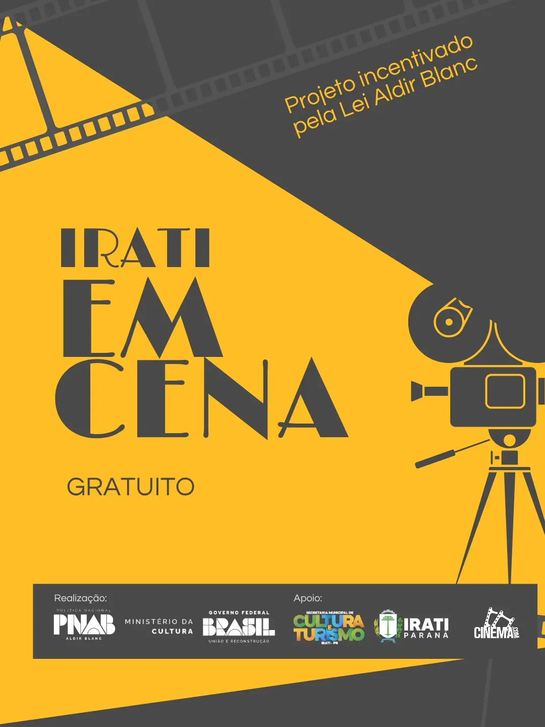 Mostra audiovisual exibe nos dias 25, 26 e 27 de junho nove produções iratienses lançadas no último ano